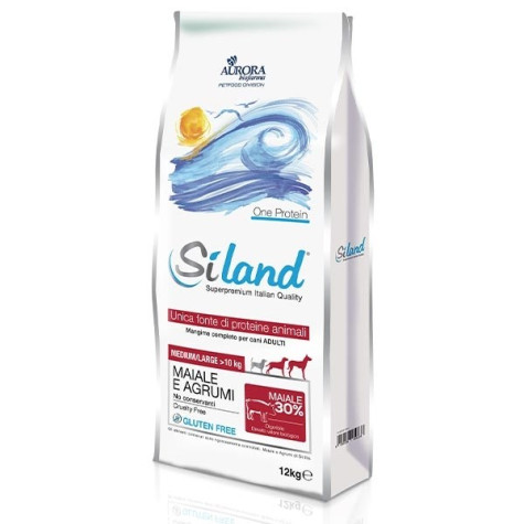 Siland Chien adult medium et large Porc et agrumi 3 kg