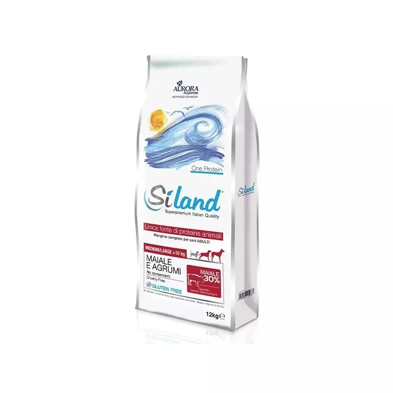 Siland Cane adult medium & large maiale e agrumi 12 kg Siland Cane adult medium & large maiale e agrumi 12 kg