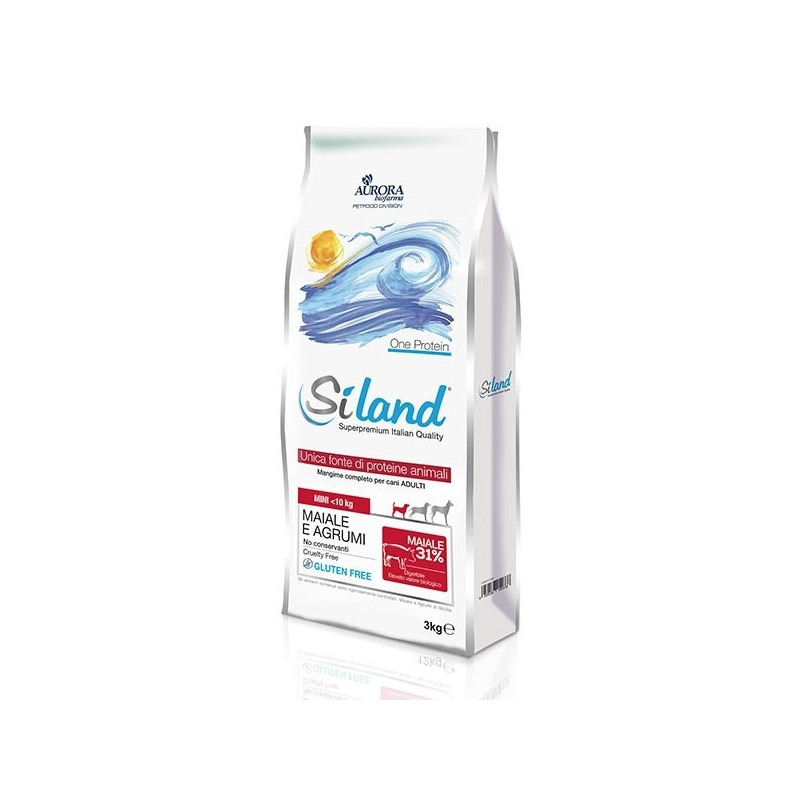 Siland Chien adult mini Porc et agrumi 3 kg Siland Chien adult mini Porc et agrumi 3 kg