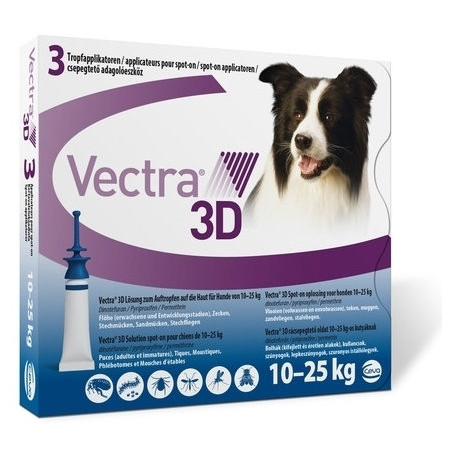 Ceva - Vectra 3D blu per cani 10-25 kg - 