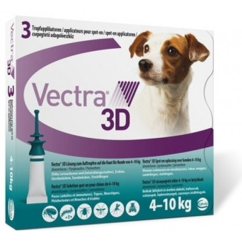 Ceva Vectra 3D grün für Hunde 4-10 kg