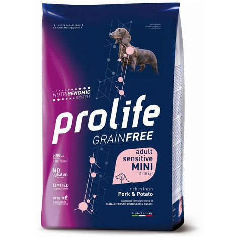 Prolife Cane Grain Free Adult Sensitive Pork Mini Potato 2 kg