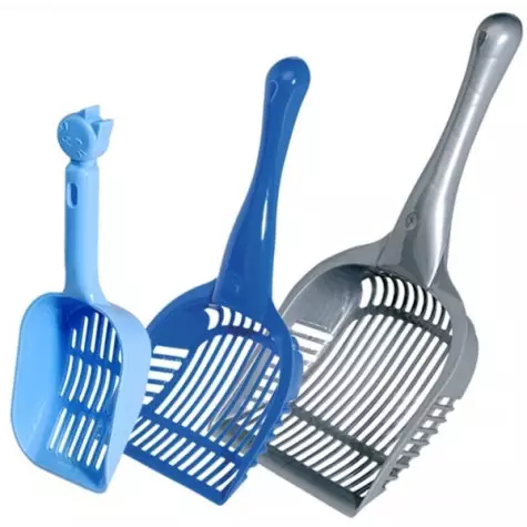 CAMON Farbige Plastikschaufel - C138 / 2 1 Schaufel 28x14 cm