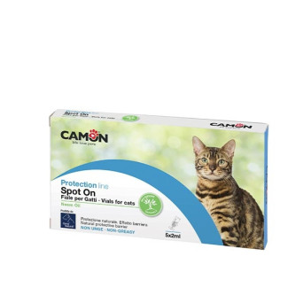Camon -Vet Fiale Spot-on per Gatti all'olio di neem - 
