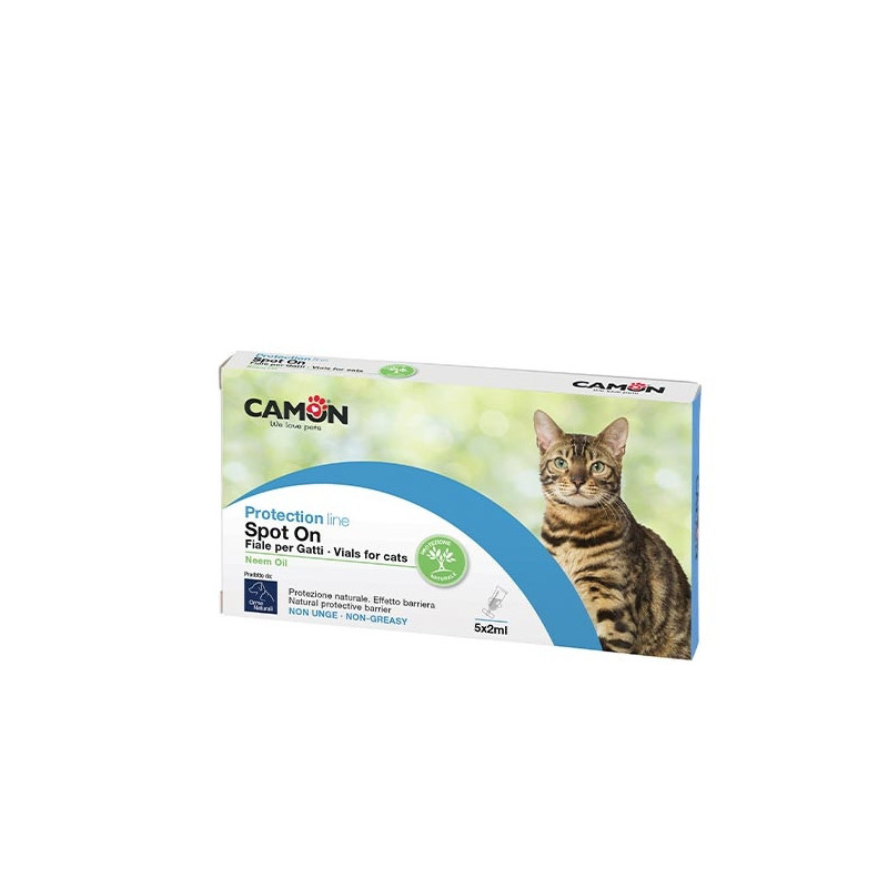 Camon -Vet Pipettes Spot-On pour Chat à l'huile de neem Camon -Vet Pipettes Spot-On pour Chat à l'huile de neem
