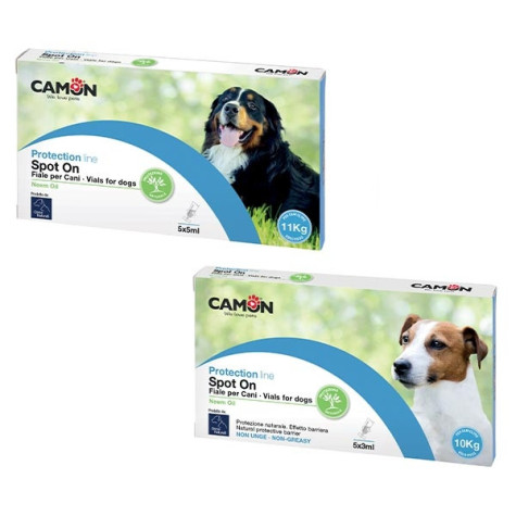 CAMON Vet Spot-on vials for dogs up to 10 kg.