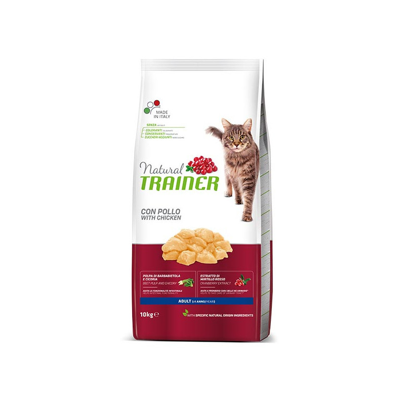 Trainer Natural Chat Adult au Poulet 10 kg Trainer Natural Chat Adult au Poulet 10 kg