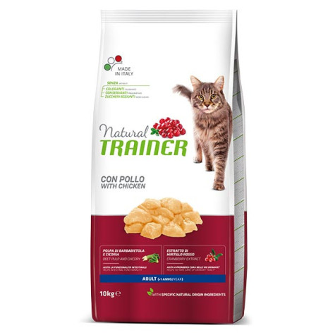 Natural Trainer Cat Adult with Chicken 10 kg