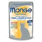MONGE Kitten Natural Superpremium Cotti a Vapore au Thon et Fegatini de Poulet 80 g