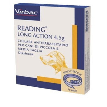 Virbac Collare Reading Long Action 50 cm tg. piccola media - 