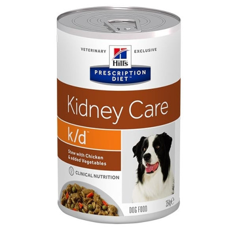Hill's k/d Chien au Poulet et légumes 12 x 354 g(spezzatino)