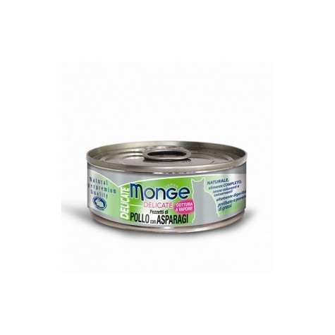 Monge Natural Superpremium Bouchées Poulet Asparagi 80 g