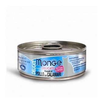 Monge Natural Superpremium Pezzetti Pollo-Calamari 80 gr - 