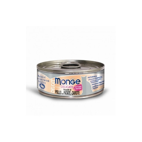 Monge Natural Superpremium Bouchées Poulet-Pommes de Terre-carottes 80 g