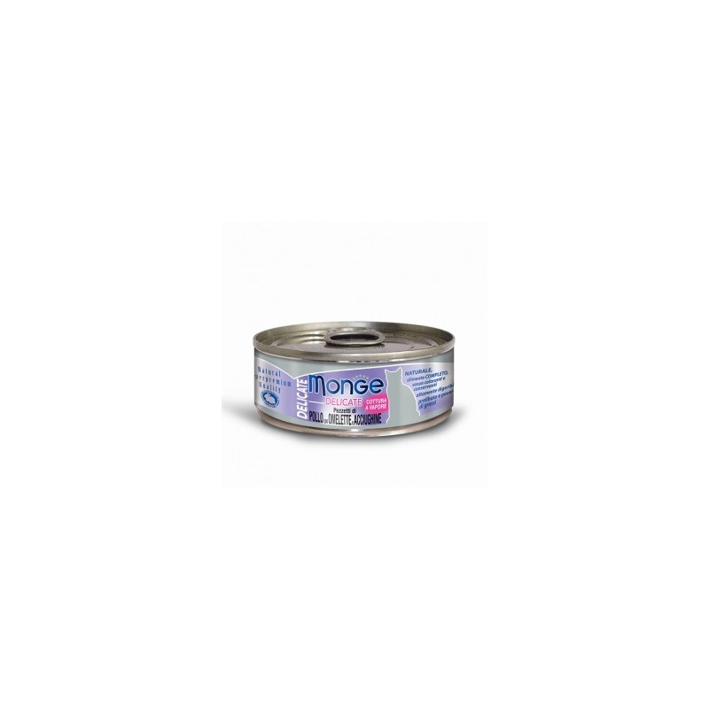 Monge Natural Superpremium Bouchées Poulet-Omelette-Acciughine 80 g Monge Natural Superpremium Bouchées Poulet-Omelette-Acciughine 80 g