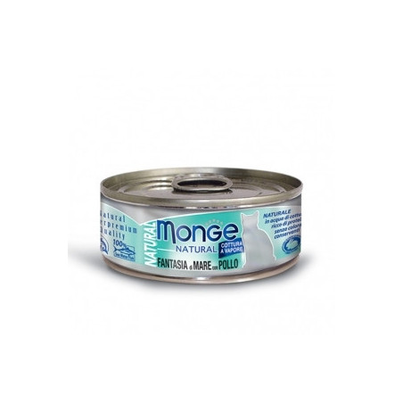 Monge Gatto Natural Superpremium Fantasia di Mare e Pollo 80 gr - 