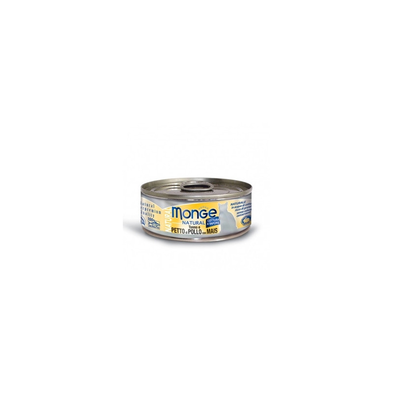 Monge Natural Superpremium Thon-Petto de Poulet-maïs 80 g