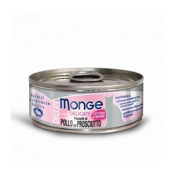 Monge Natural Superpremium Pezzetti Pollo e Prosciutto 80 gr - 