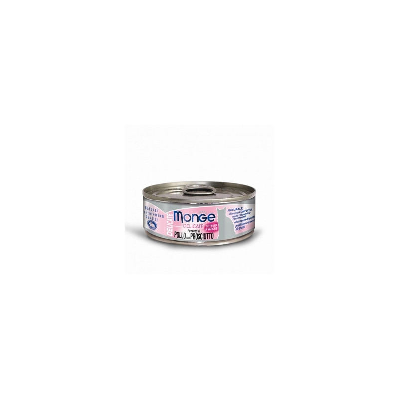 Monge Natural Superpremium Bouchées Poulet et jambon 80 g Monge Natural Superpremium Bouchées Poulet et jambon 80 g