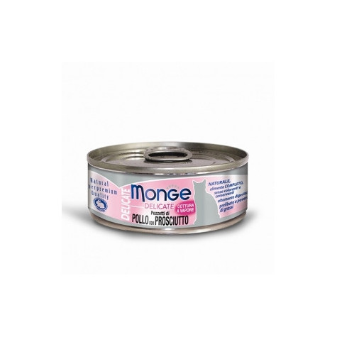 Monge Natural Superpremium Bouchées Poulet et jambon 80 g