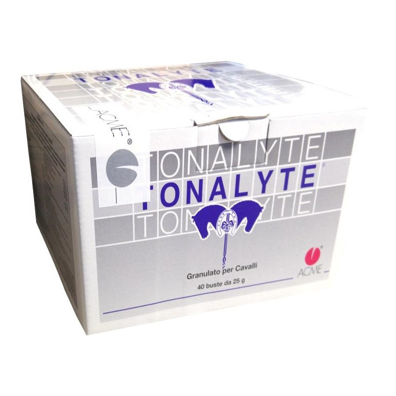 ACME Tonalyte granulato per cavalli - integratore di vitamine, minerali ed oligoelementi 40 buste da 25 gr.