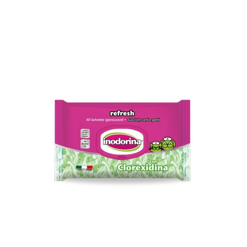 INODORINA Lingettes CLOREXIDINA 40 pièces