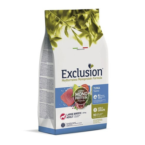 EXCLUSION Mediterraneo monoprotéique Adult large thon 12 kg