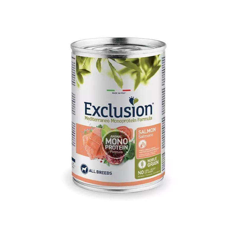 AUSSCHLUSS Mediterraner Monoprotein-Erwachsener mit Lachs 400 g AUSSCHLUSS Mediterraner Monoprotein-Erwachsener mit Lachs 400 g