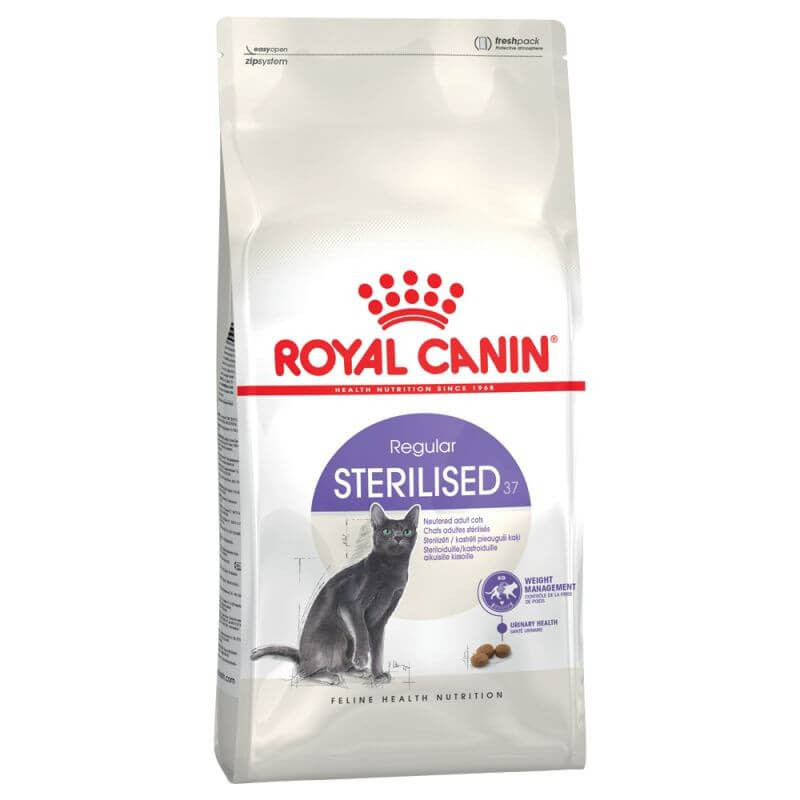 Royal Canin sterilisiert 37 Katzen von 2 kg.