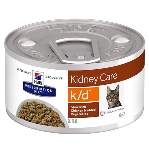 Hill's K/D Katze mit Hühnchen und Gemüse (Eintopf) 24 x 82 gr.