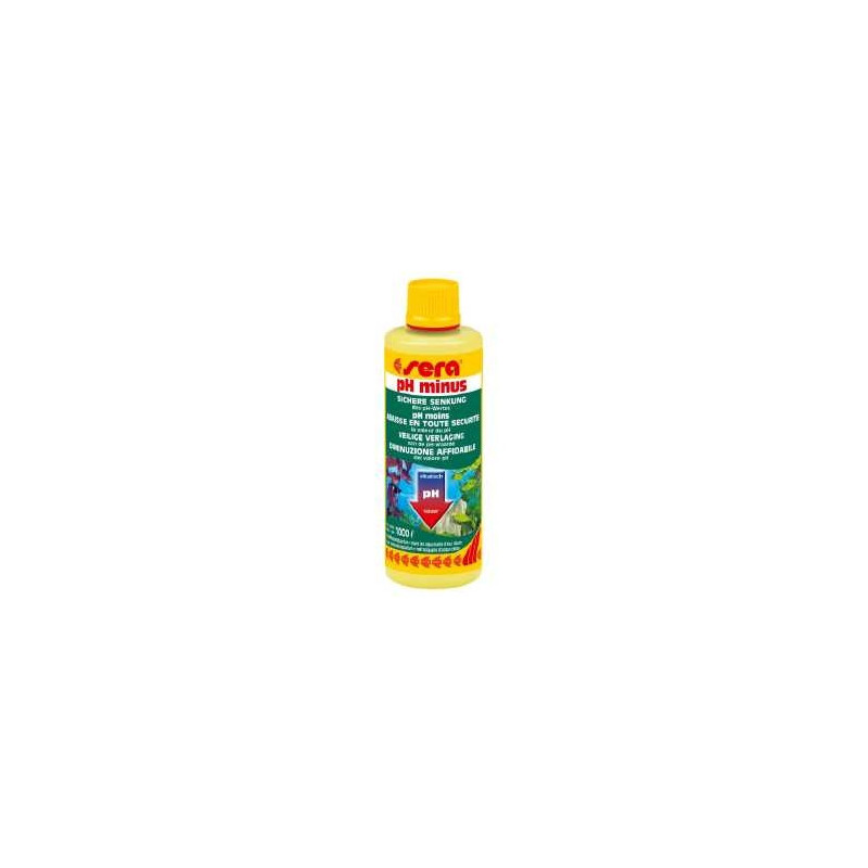 SERA Acqua dolce Cura et trattamento dell'acqua-Sera ph Minus 100 ml SERA Acqua dolce Cura et trattamento dell'acqua-Sera ph Minus 100 ml