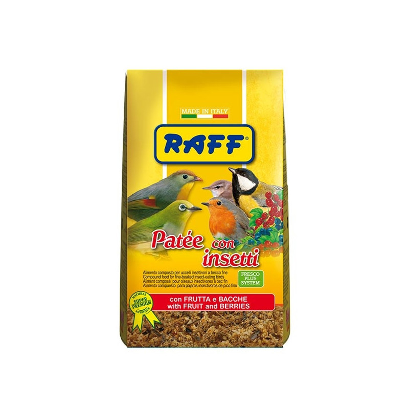 RAFF Patee avec Insetti 400 g RAFF Patee avec Insetti 400 g