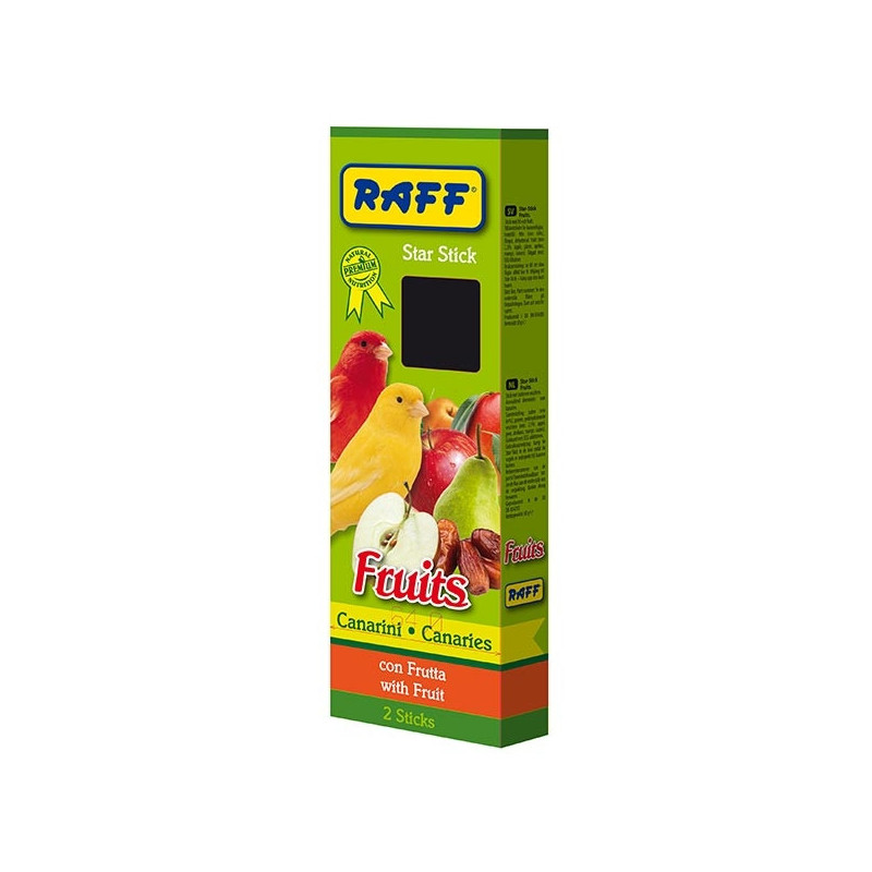 RAFF Star stick Canarini Fruits 2 sticks 60 g