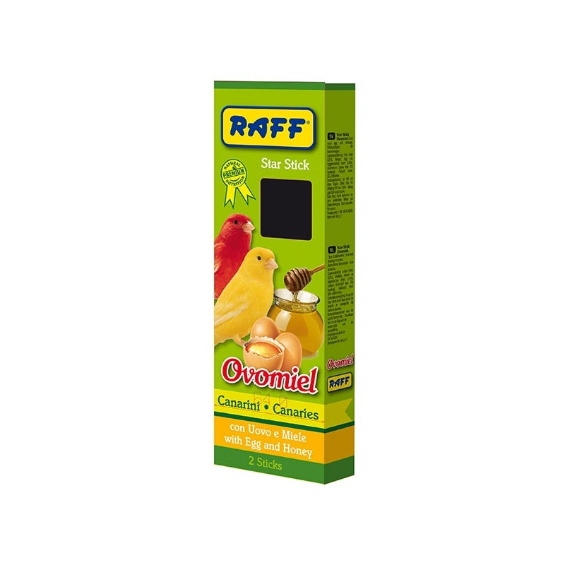 RAFF Star stick Canarini Ovomiel 60 g RAFF Star stick Canarini Ovomiel 60 g