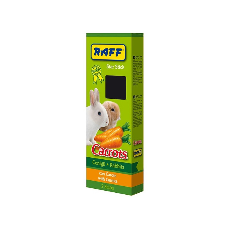 RAFF stick Conigli Carrots 112 g RAFF stick Conigli Carrots 112 g