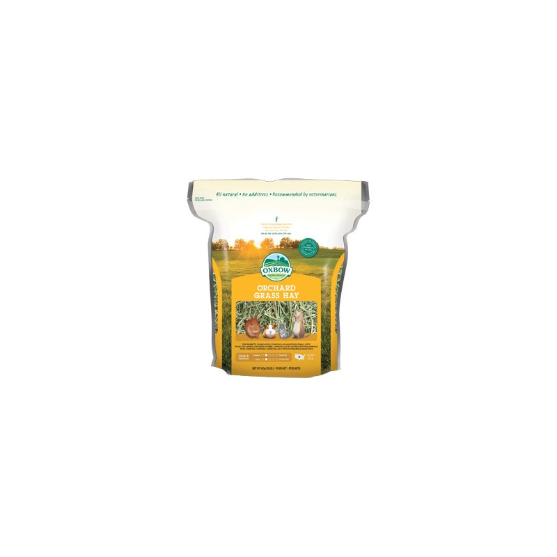 OXBOW ANIMAL HEALTH Orchard Grass Hay 425 g OXBOW ANIMAL HEALTH Orchard Grass Hay 425 g