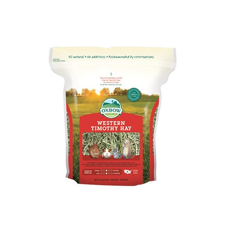 OXBOW ANIMAL HEALTH Western Timothy Hay 425 gr. - 