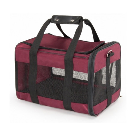 CAMON Trasportino per Piccoli Animali Bordeaux 41x29x29 cm. - 