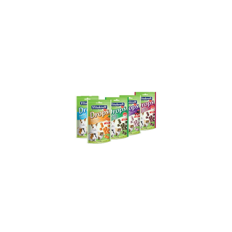 VITAKRAFT Drops pour Rongeurs avec Yogurt 75 g VITAKRAFT Drops pour Rongeurs avec Yogurt 75 g