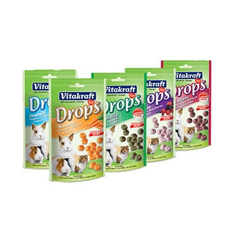 VITAKRAFT  Drops per Roditori con Yogurt ai Frutti di Bosco 75 gr. - 