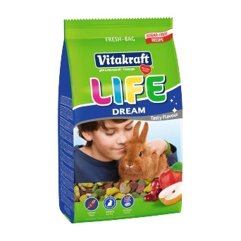 VITAKRAFT LIFE DREAM CONIGLI NANI 600 GR. -