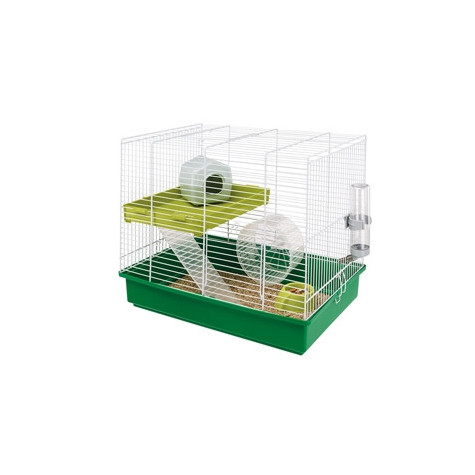 FERPLAST Hamster Duo Gabbia 46 x 29 x h 37,5 cm -