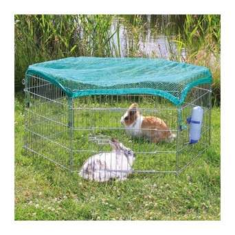 TRIXIE Outdoor Fence with Protection Net