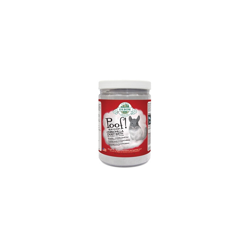OXBOW ANIMAL HEALTH Poof! Blue Cloud Chinchilla Dust 1,13 kg. OXBOW ANIMAL HEALTH Poof! Blue Cloud Chinchilla Dust 1,13 kg.