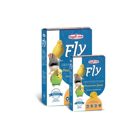 RAGGIO DI SOLE Fly Hobby Pâtée fortifiante Jaune pour Oiseaux Granivores 300 g.