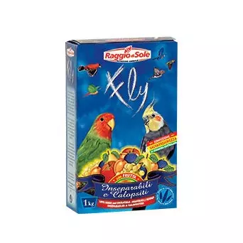 RAGGIO DI SOLE Fly Untrennbare Calopsiti mit Früchten 1 kg.