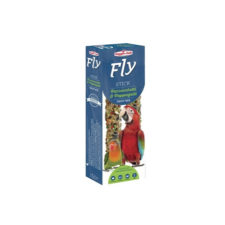 RAGGIO DI SOLE Fly Stick per Parrocchetti & Pappagalli Fruit Mix 80 gr. - 