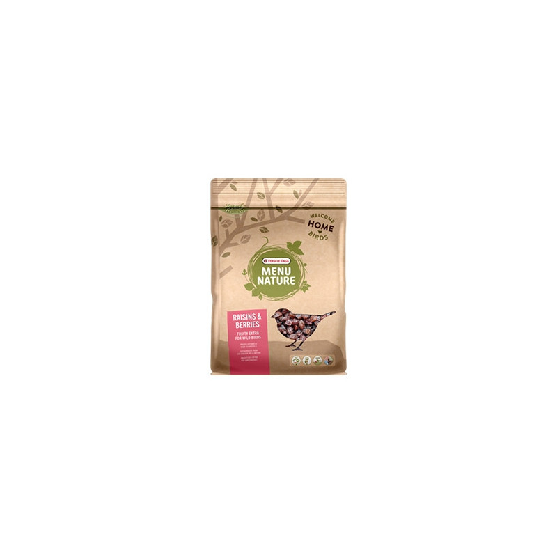 VERSELE-LAGA Menu Nature Raisins et Berries 600 g. VERSELE-LAGA Menu Nature Raisins et Berries 600 g.