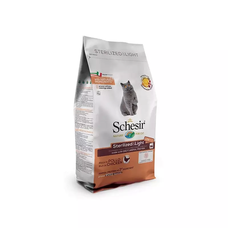 Schesir Cat Sterilised & Light Chicken 1,5 kg