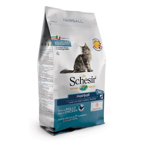 Schesir Chat Hairball avec Poulet 400 g